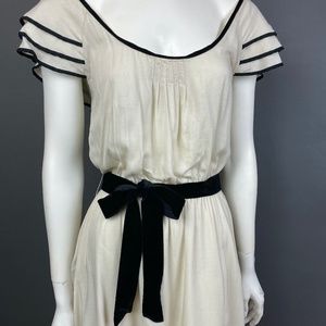 TRF Cream/Black Dress